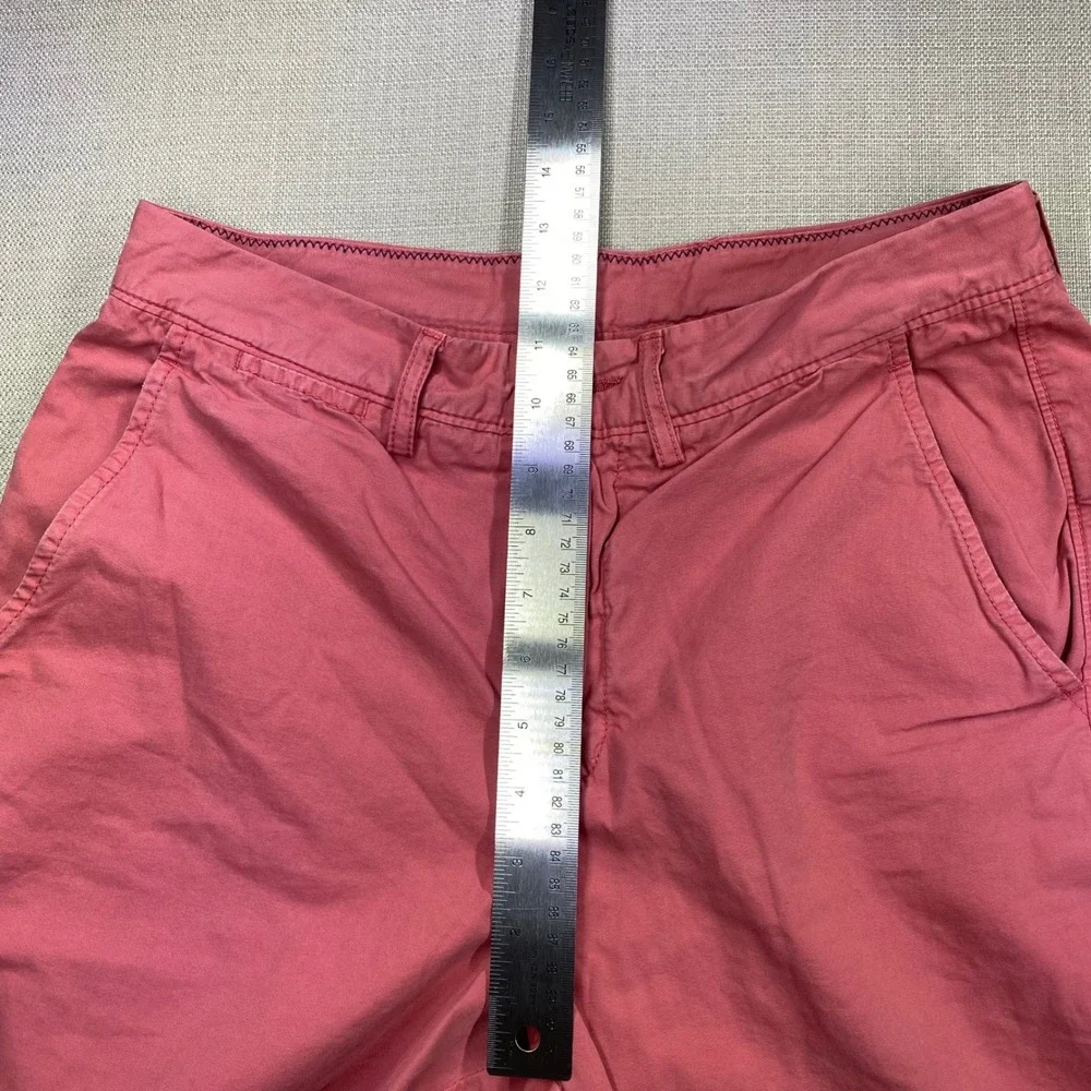 johnnie-O West Coast Prep Mens Salmon Pink Salmon Cotton Chino Shorts Size 30